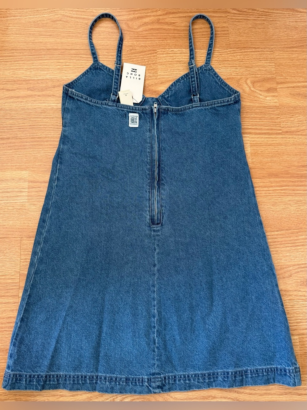 Billabong Blue Denim Zipper Dress Women’s S - NWT - Picture 2 of 6